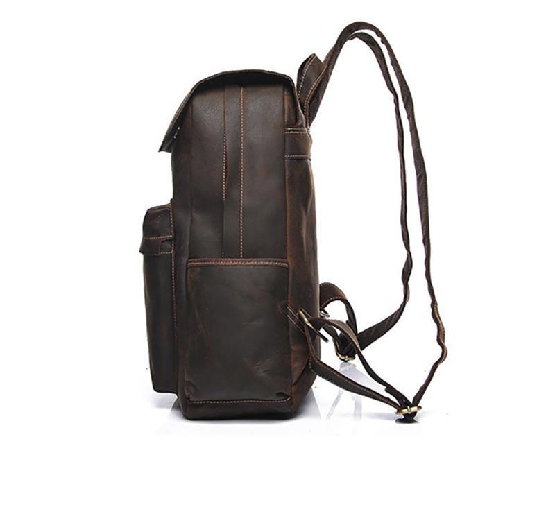 The Helka Backpack | Genuine Vintage Leather Backpack STEEL HORSE LEATHER