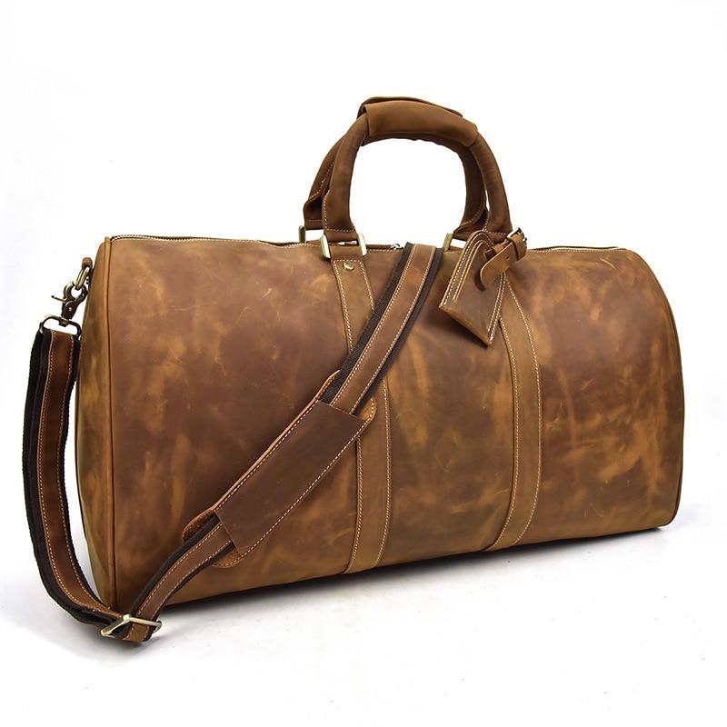 The Bjarke Weekender | Handcrafted Leather Duffle Bag STEEL HORSE LEATHER