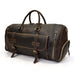The Bard Weekender | Handmade Leather Duffle Bag STEEL HORSE LEATHER
