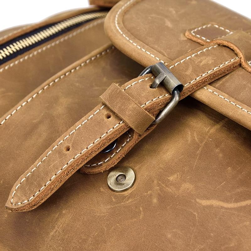 The Bard Weekender | Handmade Leather Duffle Bag STEEL HORSE LEATHER