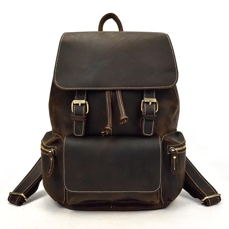 The Hagen Backpack | Vintage Leather Backpack STEEL HORSE LEATHER
