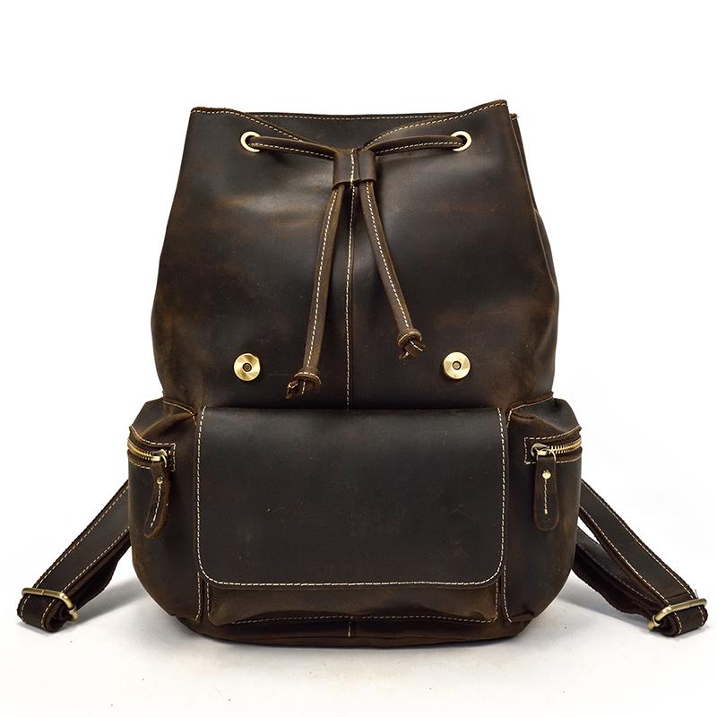 The Hagen Backpack | Vintage Leather Backpack STEEL HORSE LEATHER