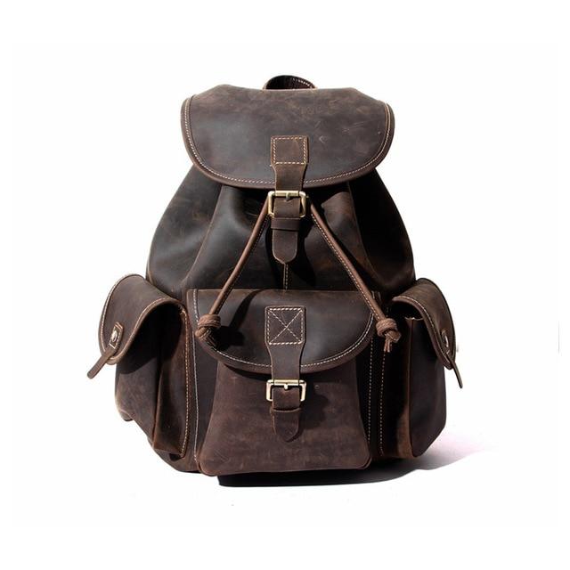 The Asmund Backpack | Genuine Leather Rucksack STEEL HORSE LEATHER