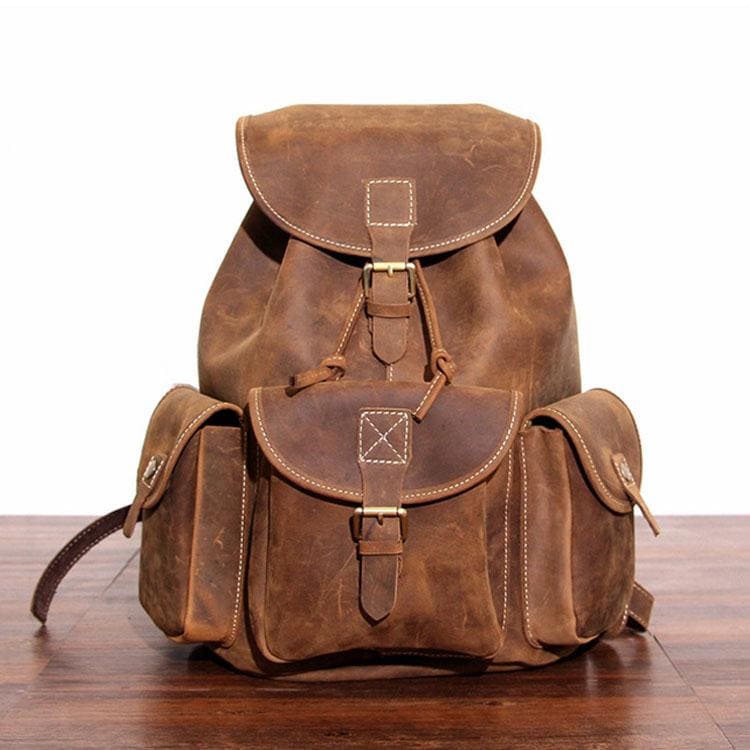 The Asmund Backpack | Genuine Leather Rucksack STEEL HORSE LEATHER