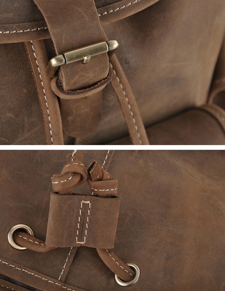 The Asmund Backpack | Genuine Leather Rucksack STEEL HORSE LEATHER