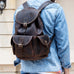 The Asmund Backpack | Genuine Leather Rucksack STEEL HORSE LEATHER