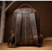 The Vernon Backpack | Genuine Vintage Leather Minimalist Backpack STEEL HORSE LEATHER
