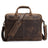 The Welch Briefcase | Vintage Leather Messenger Bag STEEL HORSE LEATHER