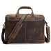 The Welch Briefcase | Vintage Leather Messenger Bag STEEL HORSE LEATHER