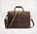 The Welch Briefcase | Vintage Leather Messenger Bag STEEL HORSE LEATHER