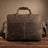 The Welch Briefcase | Vintage Leather Messenger Bag STEEL HORSE LEATHER