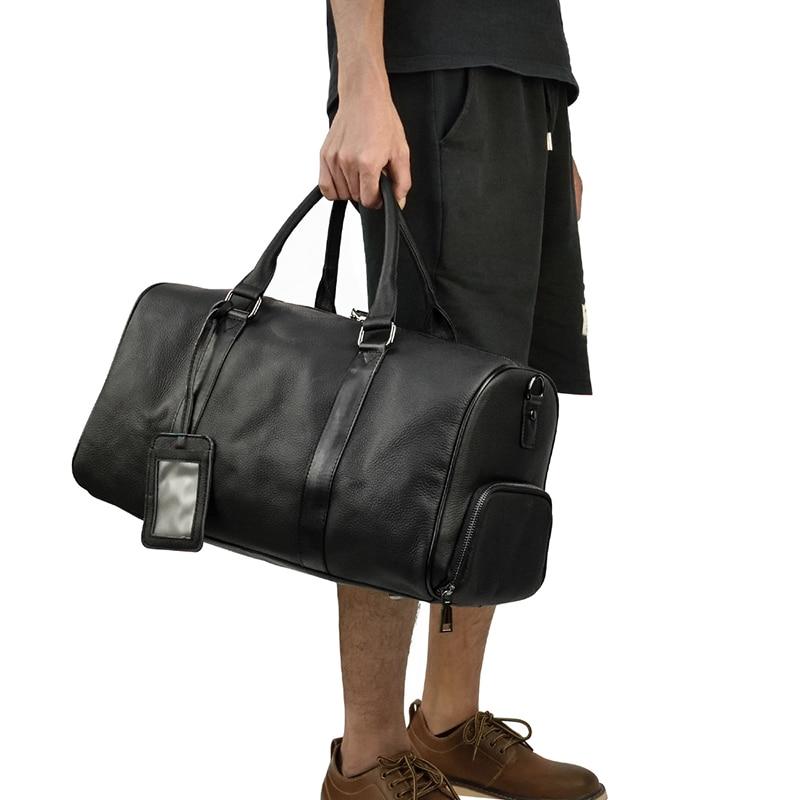 The Endre Weekender | Vintage Leather Duffle Bag STEEL HORSE LEATHER