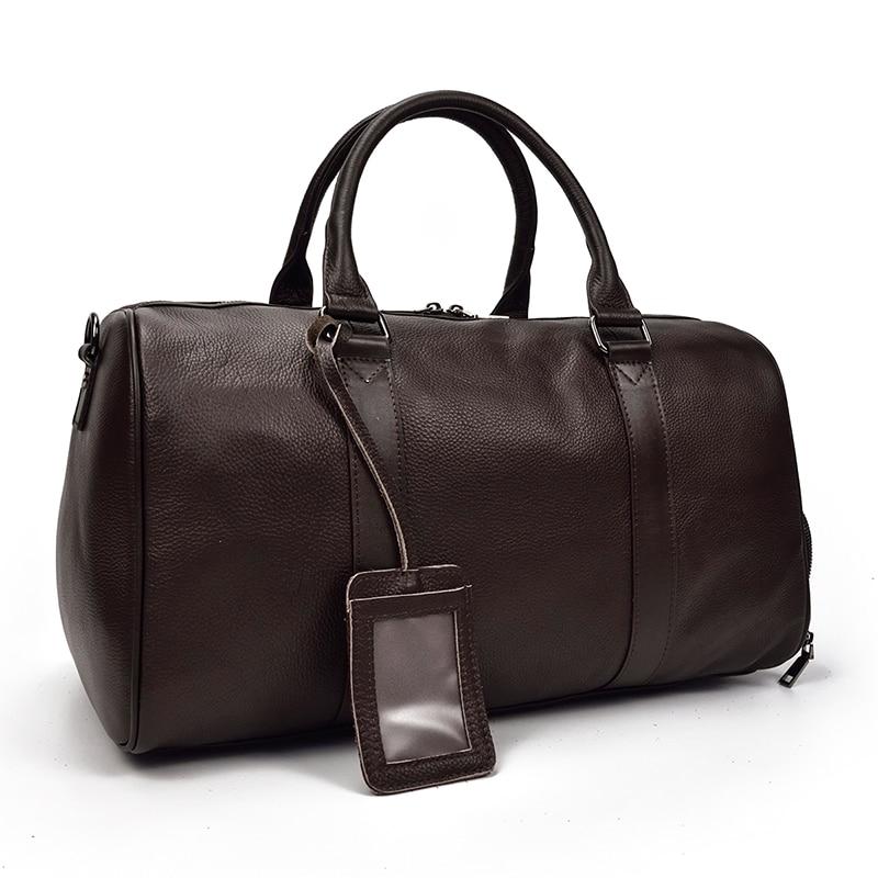 The Endre Weekender | Vintage Leather Duffle Bag STEEL HORSE LEATHER