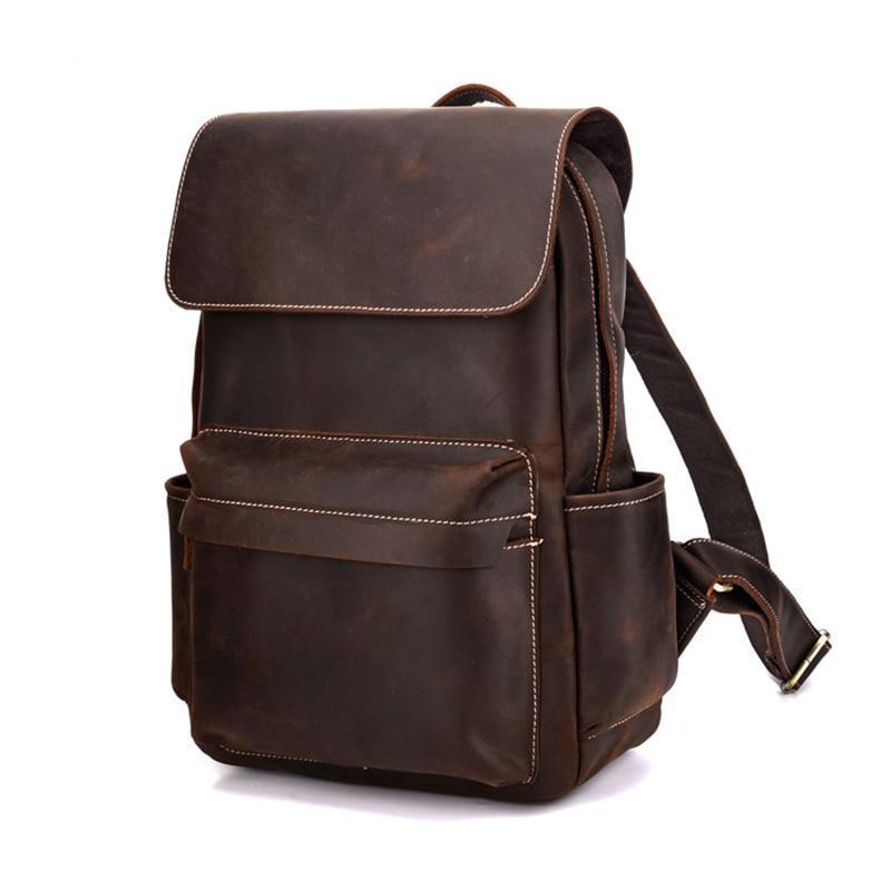 The Helka Backpack | Genuine Vintage Leather Backpack STEEL HORSE LEATHER
