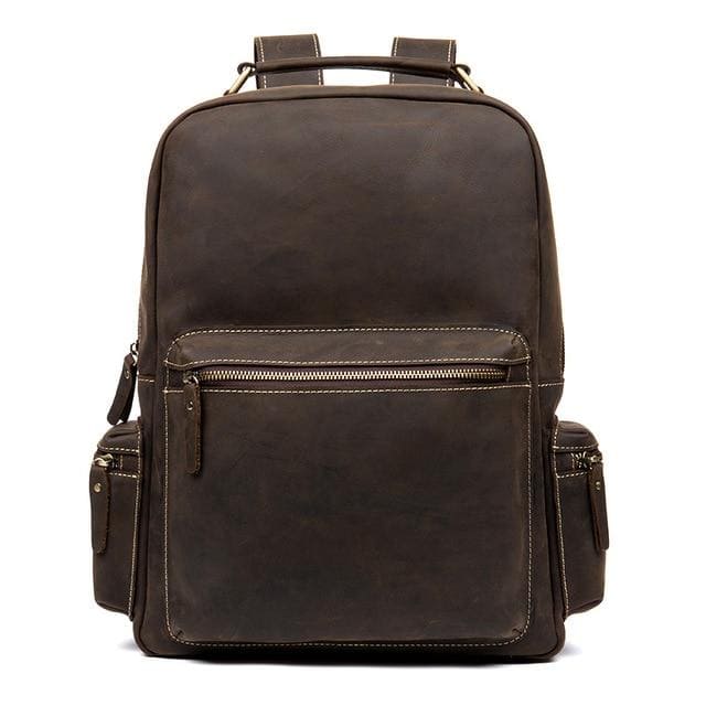 The Langley Backpack | Genuine Vintage Leather Backpack STEEL HORSE LEATHER