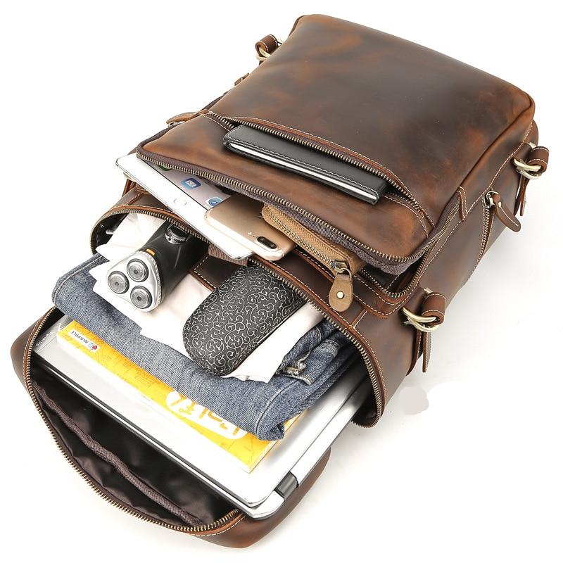 The Raoul Backpack | Handmade Vintage Leather Backpack STEEL HORSE LEATHER