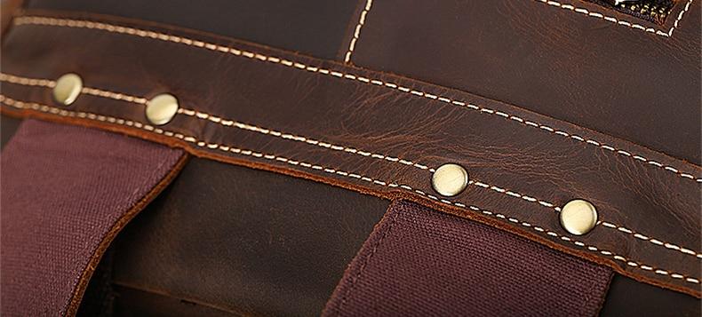 The Raoul Backpack | Handmade Vintage Leather Backpack STEEL HORSE LEATHER