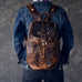 The Olaf Rucksack | Vintage Leather Travel Backpack STEEL HORSE LEATHER
