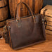 The Viggo Briefcase | Genuine Leather Messenger Bag STEEL HORSE LEATHER