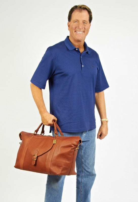 Claire Chase Laramie Leather Duffel