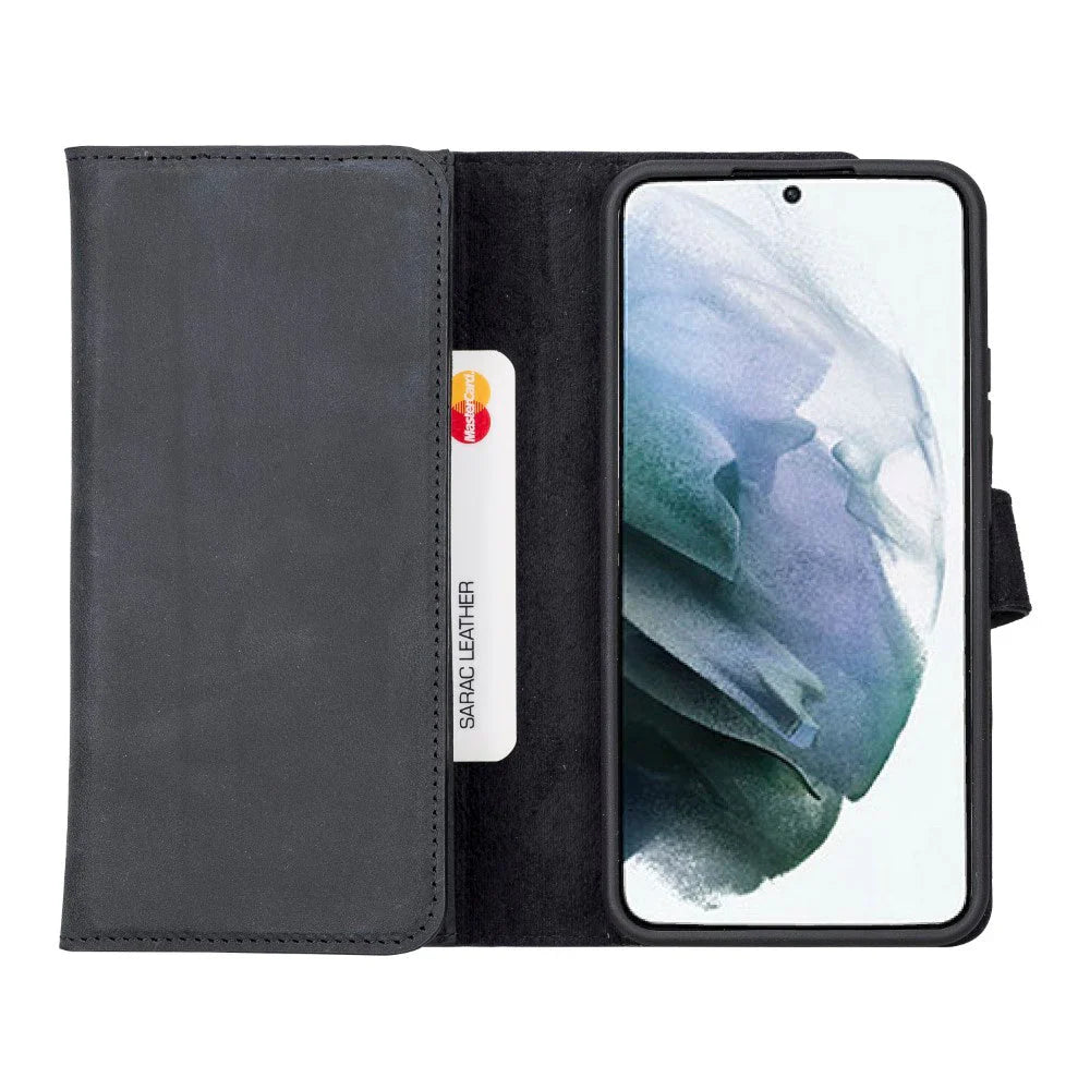 Santa Samsung Galaxy S22 Plus Leather Detachable Wallet Case - LuggageDesigners