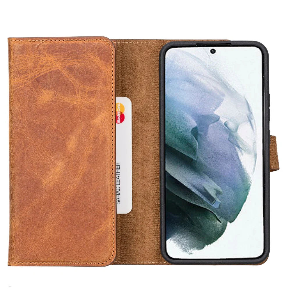 Santa Samsung Galaxy S22 Plus Leather Detachable Wallet Case - LuggageDesigners