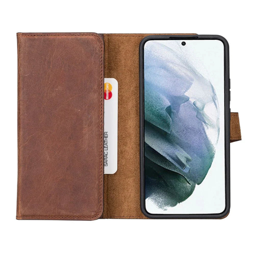 Santa Samsung Galaxy S22 Plus Leather Detachable Wallet Case - LuggageDesigners