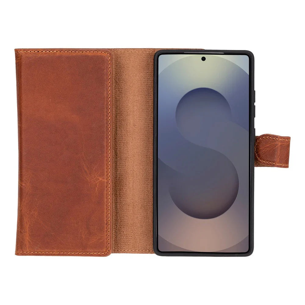 Santa Samsung Galaxy S25 Ultra Leather Detachable Wallet Case Mizuri Leather