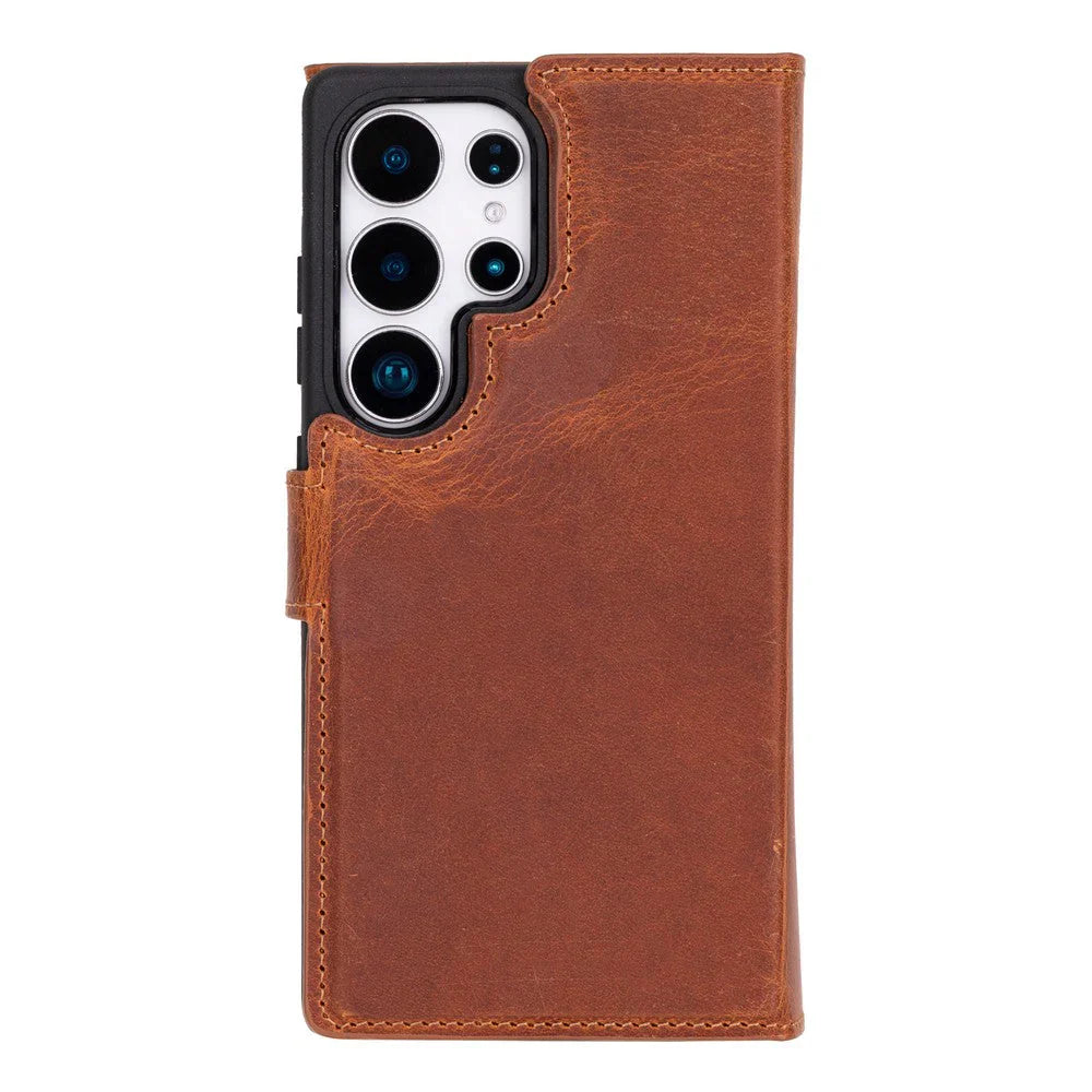 Santa Samsung Galaxy S25 Ultra Leather Detachable Wallet Case Mizuri Leather