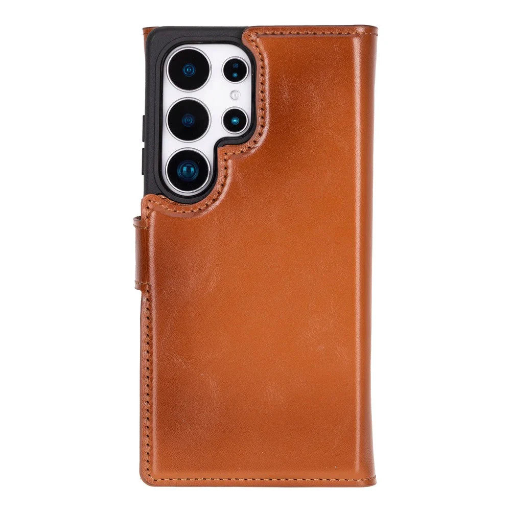 Santa Samsung Galaxy S25 Ultra Leather Detachable Wallet Case Mizuri Leather