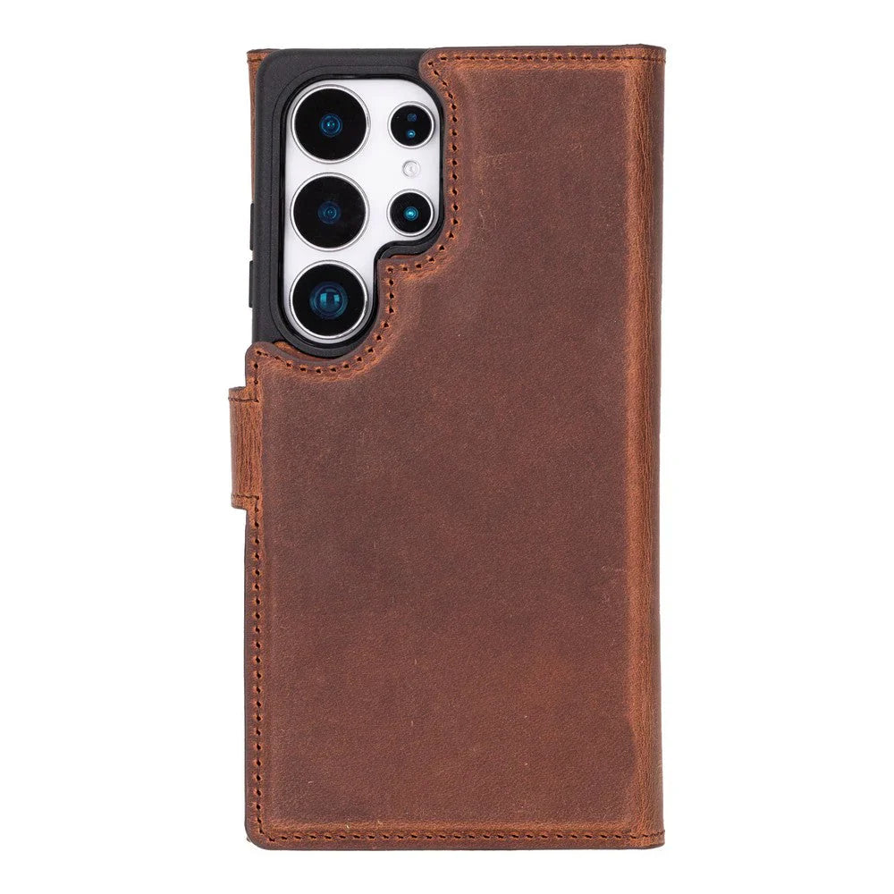 Santa Samsung Galaxy S25 Ultra Leather Detachable Wallet Case Mizuri Leather