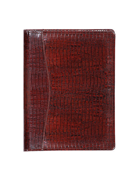 Scully Croco/Ostrich Leather ruled journal Scully