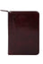 Scully Italian Leather Junior Zip Padfolio Walnut
