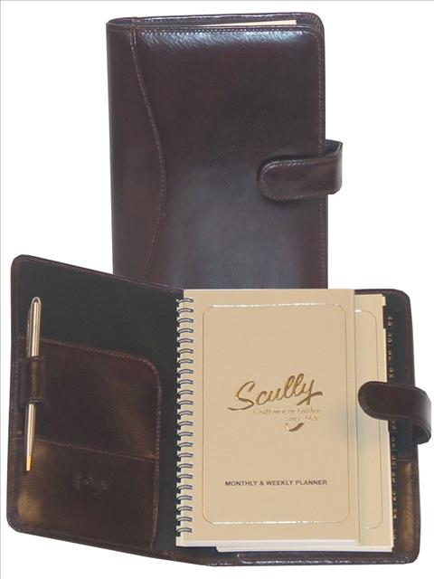 Scully Italian Leather weekly planner Scully