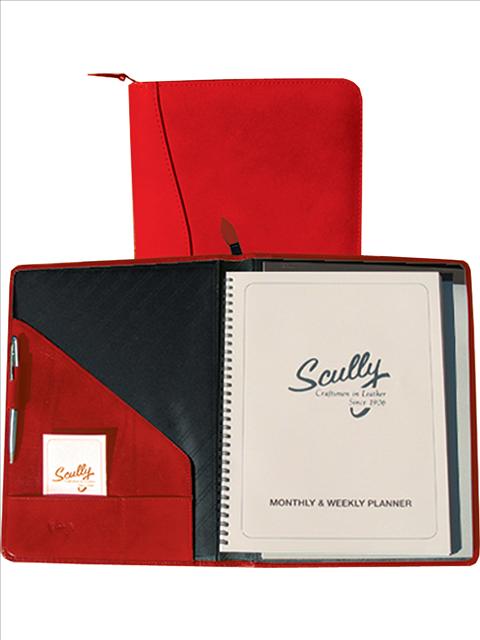 Scully Italian Leather Zip Planner
