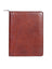 Scully Italian Leather Zip Planner Mahogany