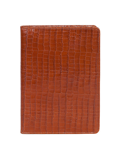 Scully Leather Desk Size Weekly Planner Brown