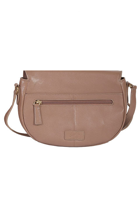 Scully Leather Full Flap Medium Handbag Honey