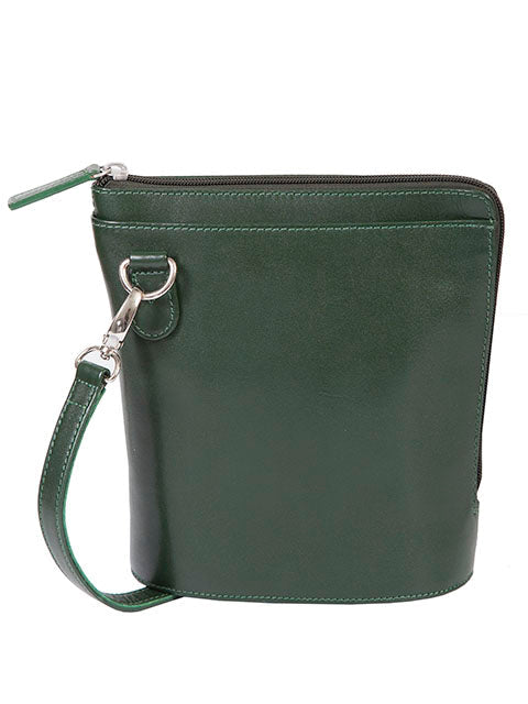 Scully Leather Handbag with Expandable Side Assorted Colors Scully