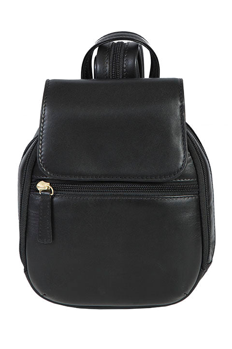 Scully Leather Mini Backpack Black