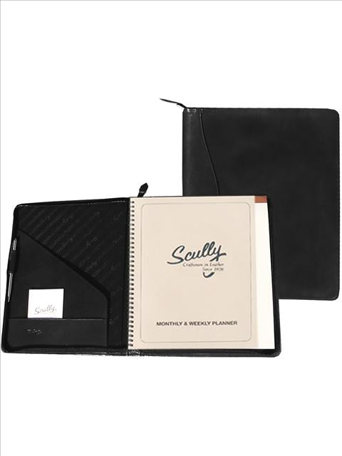 Scully Leather Soft Plonge Zip Planner