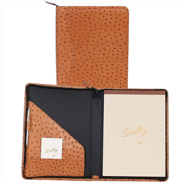 Scully Leather Zip Letter Pad