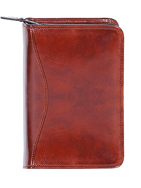 Scully Leather zip weekly organizer Scully