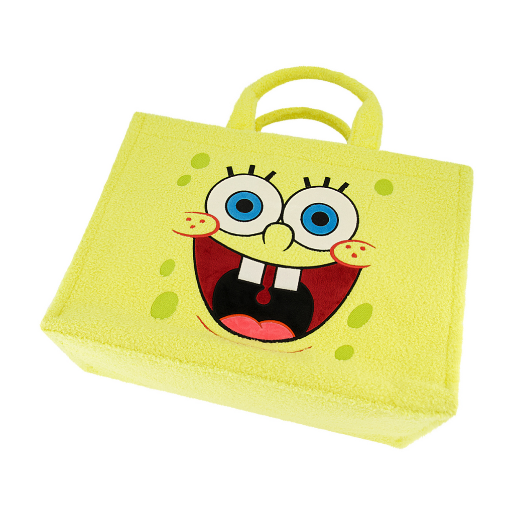 SpongeBob Yellow Travel Tote with Trolley Strap Ful Luggage