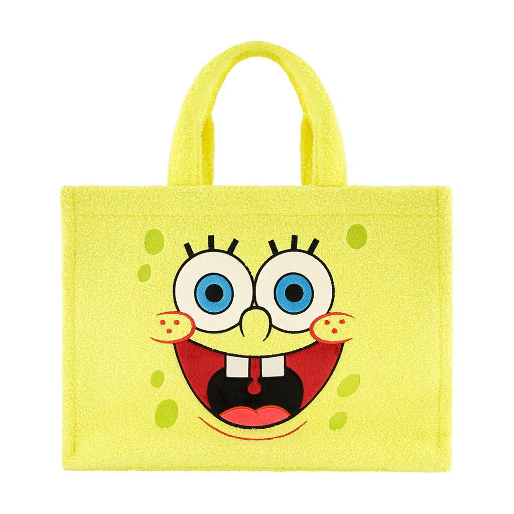 SpongeBob Yellow Travel Tote with Trolley Strap Ful Luggage