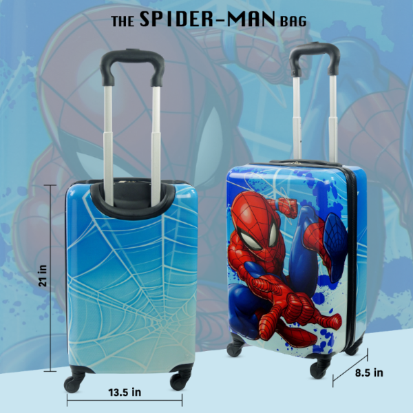Spiderman Kids 21" Spinner Suitcase Luggage Ful Luggage