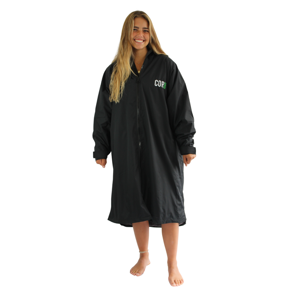 Waterproof Swim Parka | XS-XL (Black) COR Surf