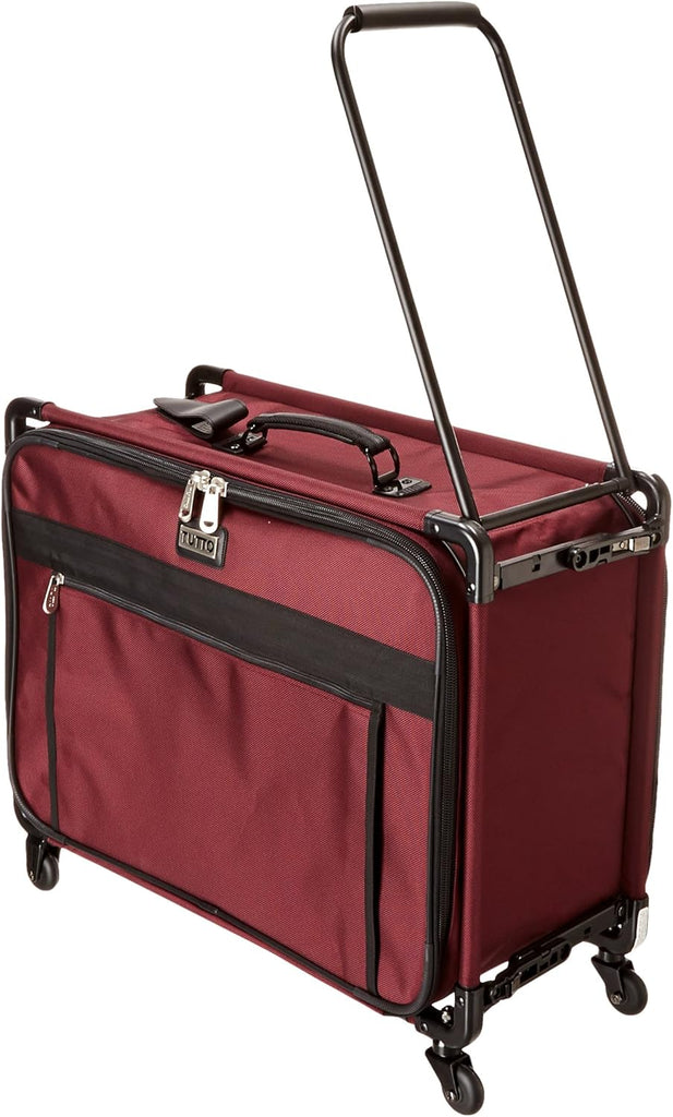 Tutto Medium Pullman 24’’ Checked Luggage W Garment Bag - Black - Luggage