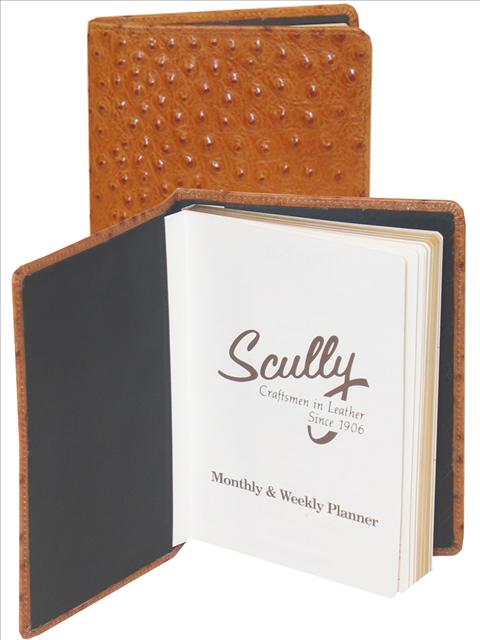 Scully Leather Desk Size Weekly Planner 