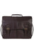 Scully Handstained Leather Satchel Brief Chocolate